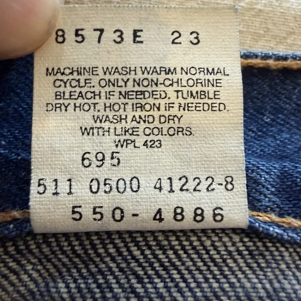 Vintage Levis 550 Jeans Mens 36x30 Blue Denim Relaxed Fit Tapered Made USA 90s